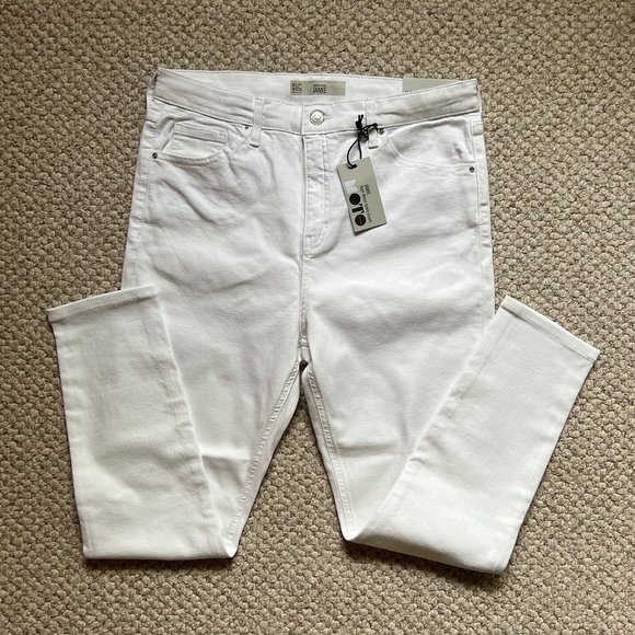Topshop Jeans Moto Dree - Taille Haute - Coupe Ankle Grazer - Pour Petite Taille 25